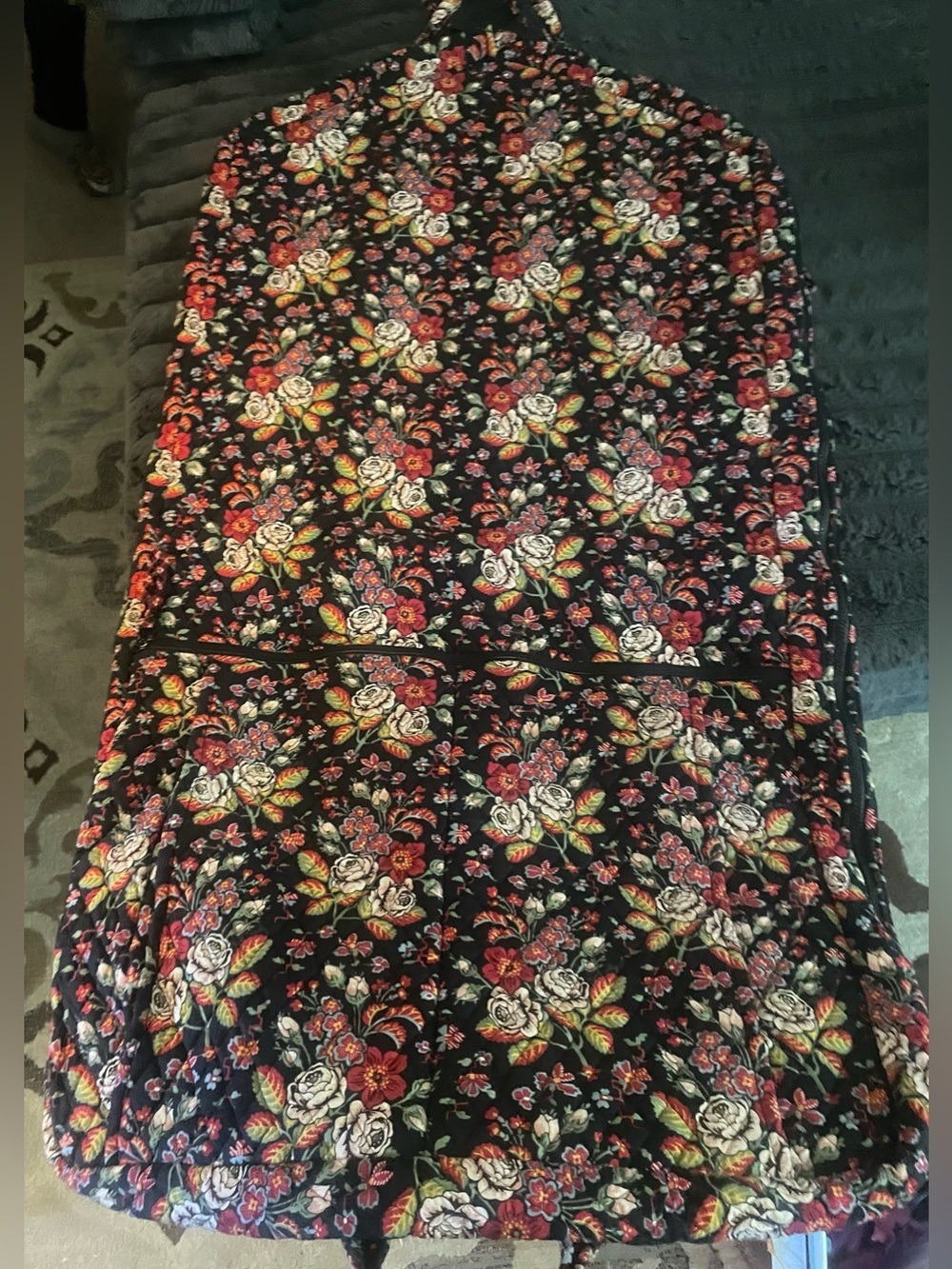 Vera Bradley Quilted Garment Travel Bag